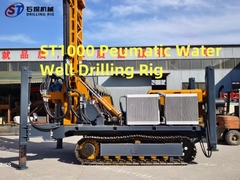 All Terrain Crawler Water Well Drilling Rig Met Yuchai 92kw Diesel Motor
