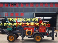 Zelfrijdende / vrachtrijtuig gemonteerd waterput boormachine met grote kracht kop