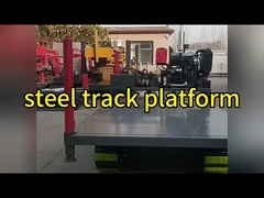 Sterke wielen Rubber Crawler Track onderstel Voor waterboringsmachines