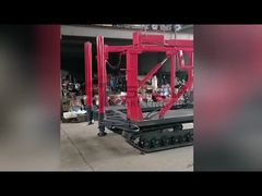 Rupsbandonderstel voor bouwwerken aangedreven door dieselmotor