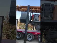 1000m Crawler Hydraulische waterput boormachine 6 cilinder Diesel motor