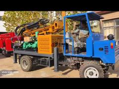 Bekijk 76/89mm boorstang en pneumatisch aandrijfsysteem voor 180 meter diepe waterputboordemo