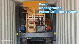 Diepboorinstallatie 1000 m hydraulische compressor