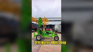 Compacte boorinstallatie voor tractoren, 100 m diep