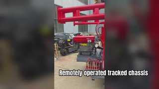 Op afstand bediend rupsonderstel