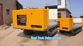 Zware stalen rupsonderwagen voor boorplatforms
